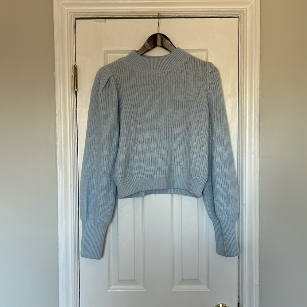 So brand cropped knit sweater